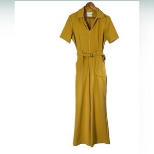 MIRACLE EYE The California Shake Jumpsuit in Mustard